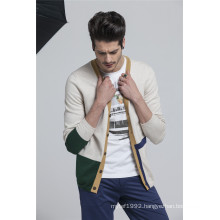 100%Cottonl V-Neck Assorted Colors Knit Men Cardigan with Button